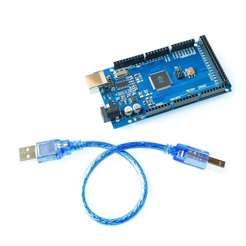 לוח פיתוח תואם Arduino Mega 2560 R3 ‏(CH340) עם כבל USB