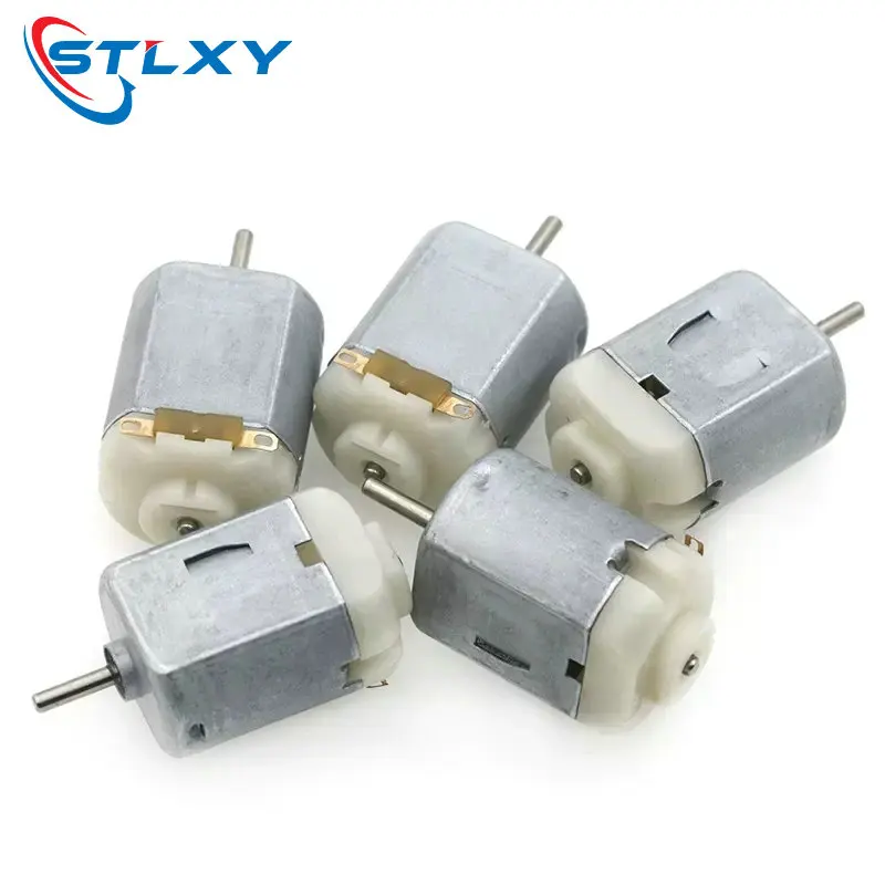 5 מנועי DC מסוג 130 ‏(3–6V) – המנוע הקלאסי לפרויקטים