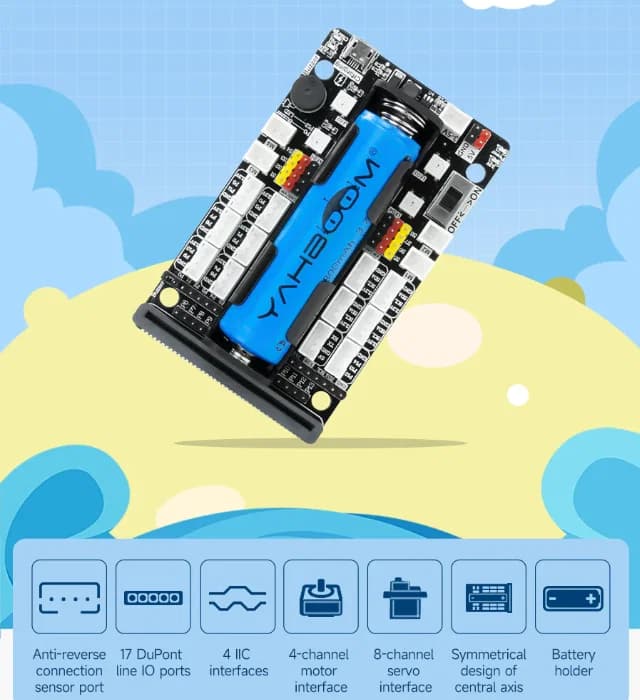 הרחבה סופר ביט Super:bit expansion board for BBC micro:bit