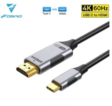 כבל HDMI ל USB-C