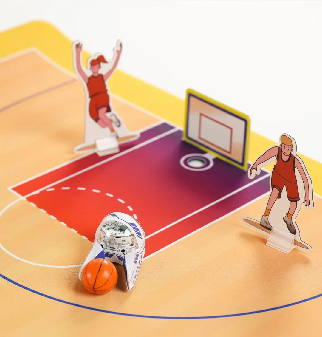 משטח אתגר של Ozobot – כדורסל