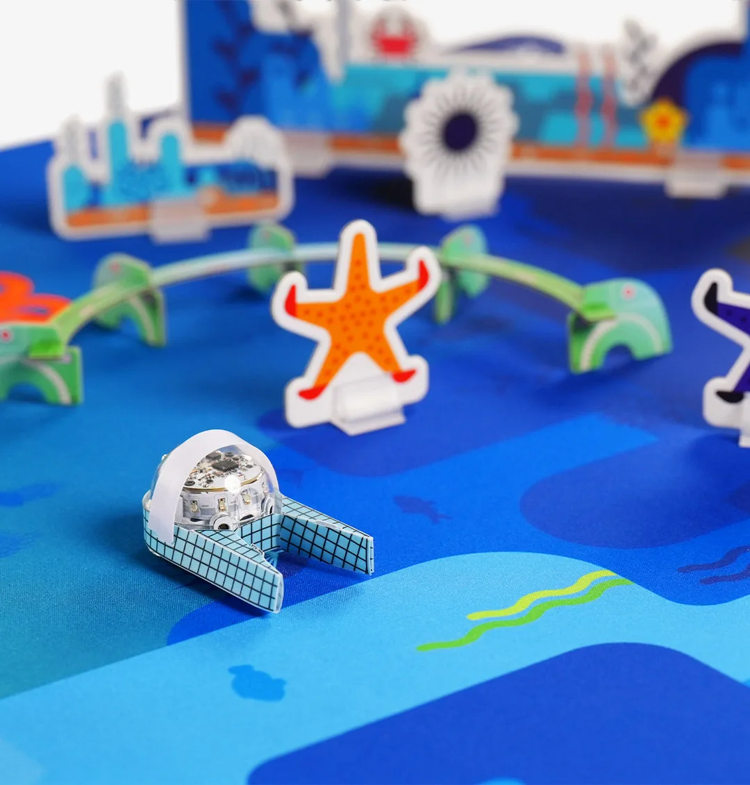 משטח אתגר של Ozobot – חוקר האוקיינוס
