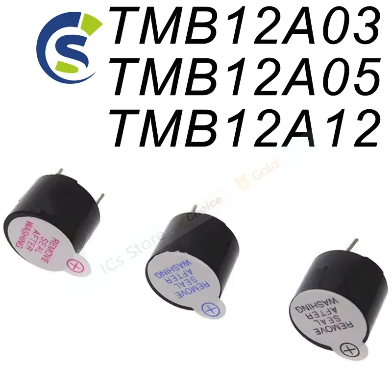10 זמזמים אקטיביים 3V (TMB12A03) – צפצוף רציף