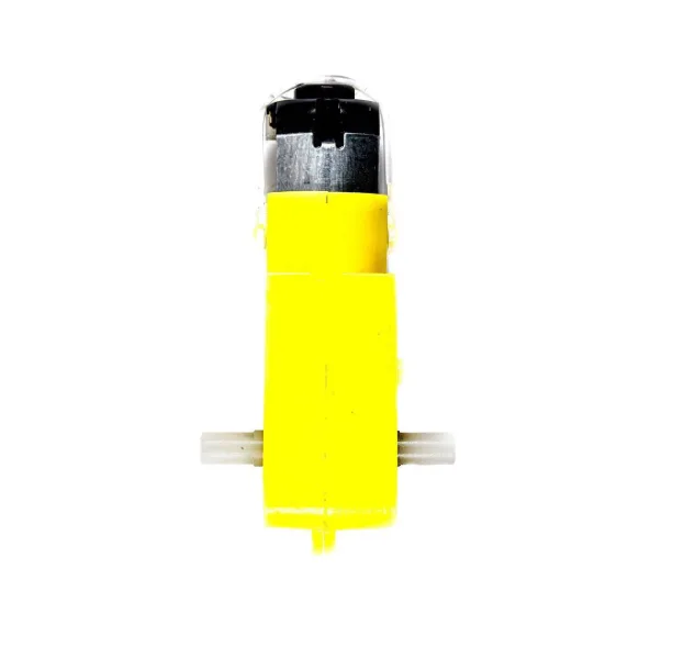 מנוע צהוב - DC 3V-6V עם גיר מובנה